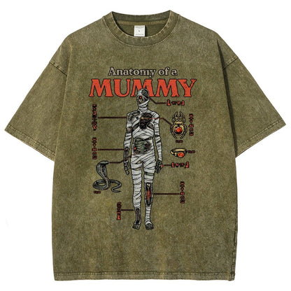 Mummy Anatomy Vintage Distressed T-shirt