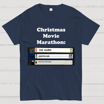 Christmas Movie Marathon (green variant) Geek T-Shirt