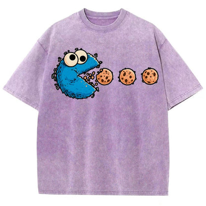 NomNom-Cookie Adventure Vintage Distressed T-shirt
