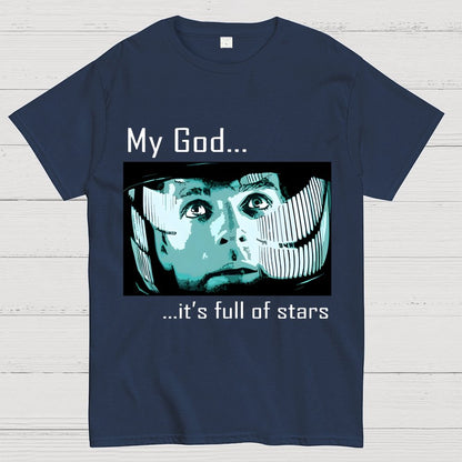 My God t's full of stars! Unisex Geek T-Shirt