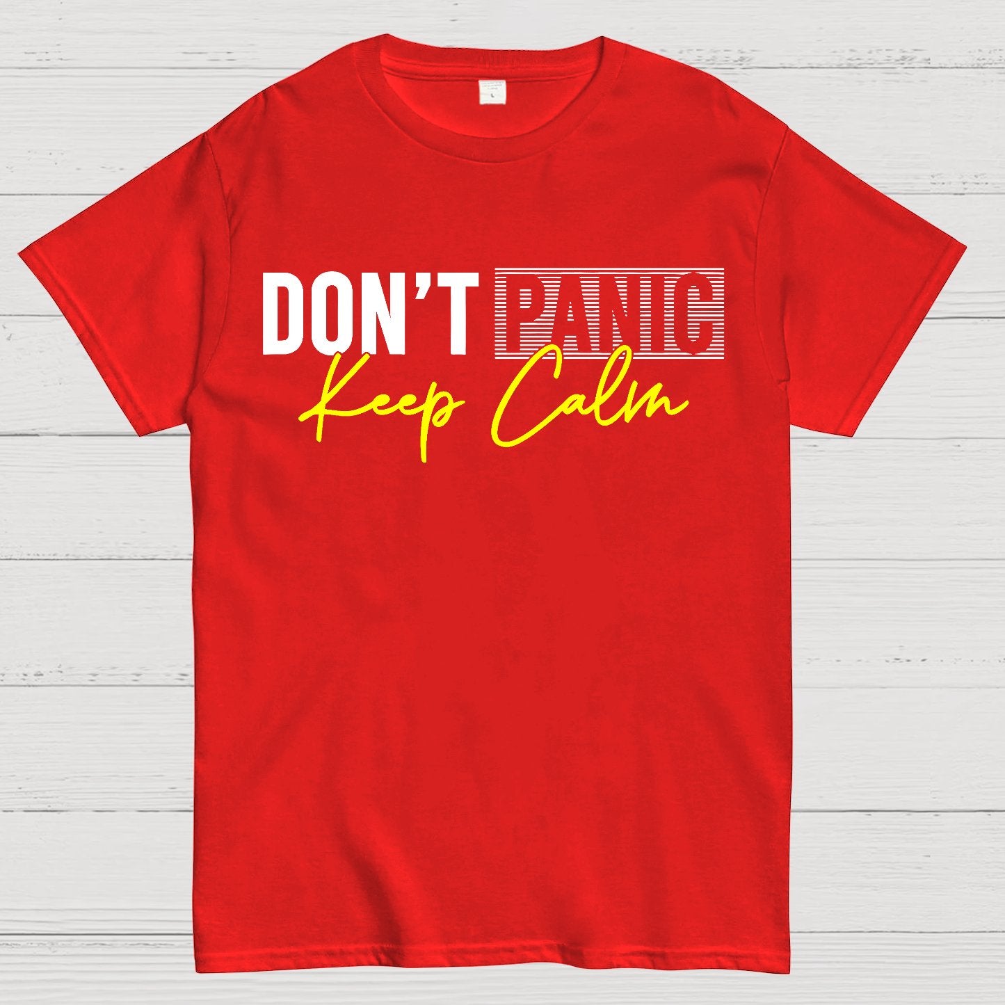 Don't Panic Keep Calm Geek T-Shirt