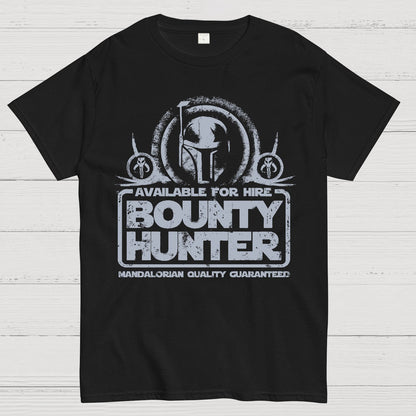 Available For Hire Bounty Hunter Geek T-Shirt