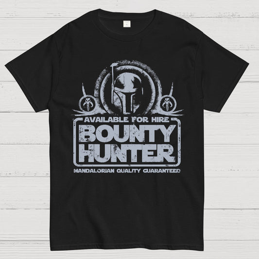 Available For Hire Bounty Hunter Geek T-Shirt