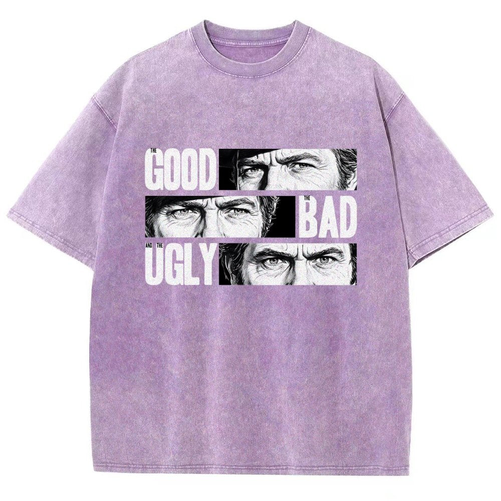 The Good The Bad The Ugly   Vintage Distressed T-shirt
