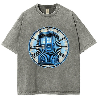 Time Travel in a box Vintage Distressed T-shirt