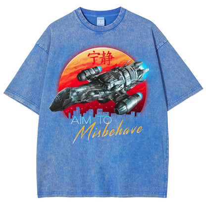 Watch How I Soar Vintage Distressed T-shirt