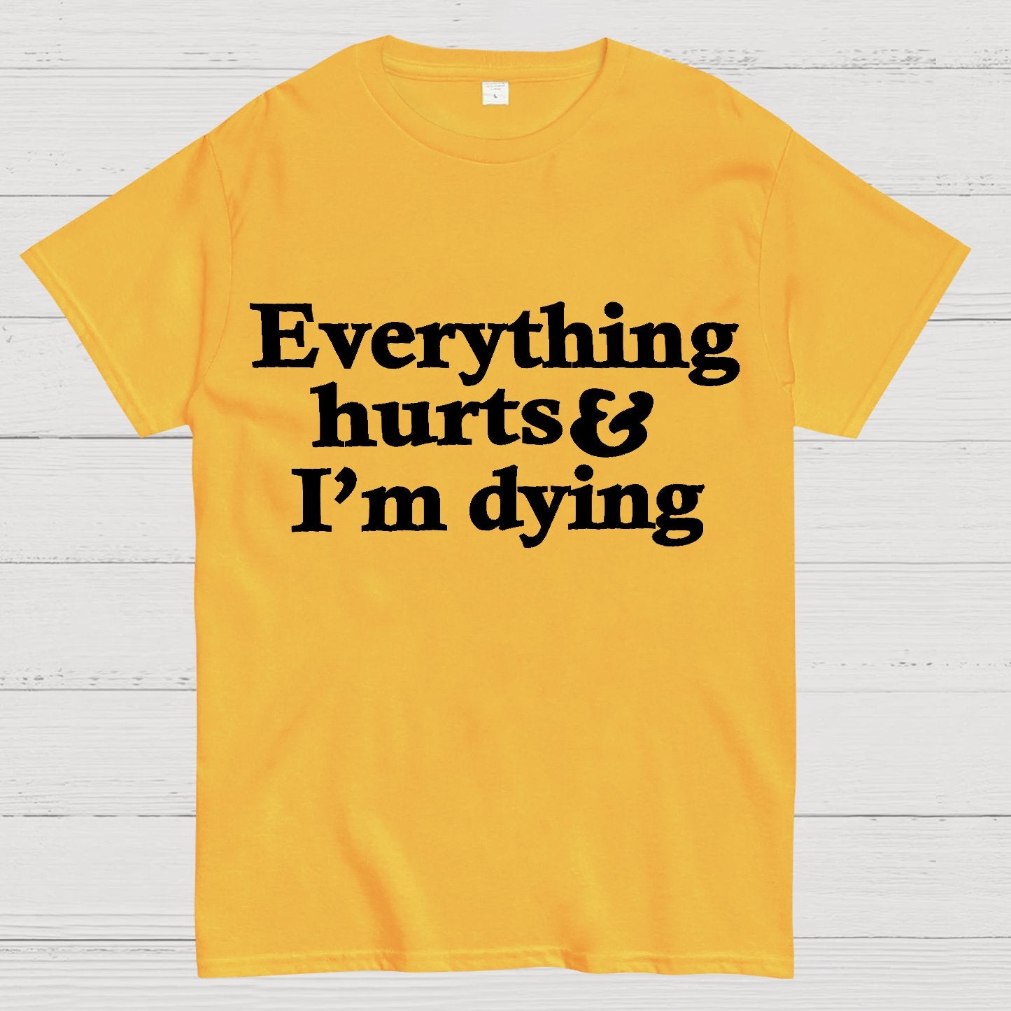 Everything Hurts And I'm Dying Geek T-Shirt