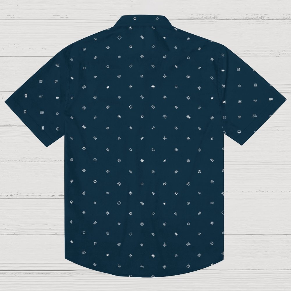 IT Icon Blue Geeky Shirt
