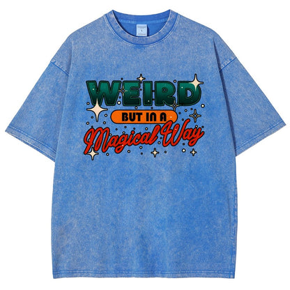 Weird But In A Magical Way Vintage Distressed T-shirt