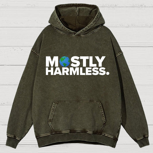Mostly Harmless Vintage Distressed Hoodie