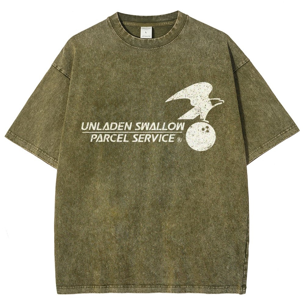 Unladen Swallow Shipping Service Vintage Distressed T-shirt