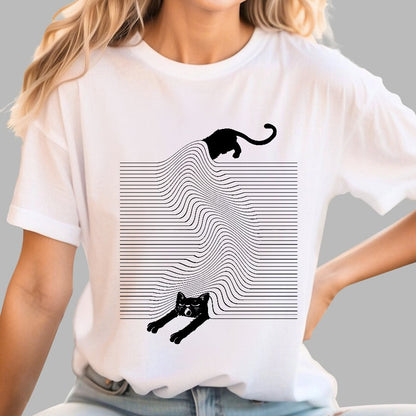 Cute Cat Geek T-Shirt