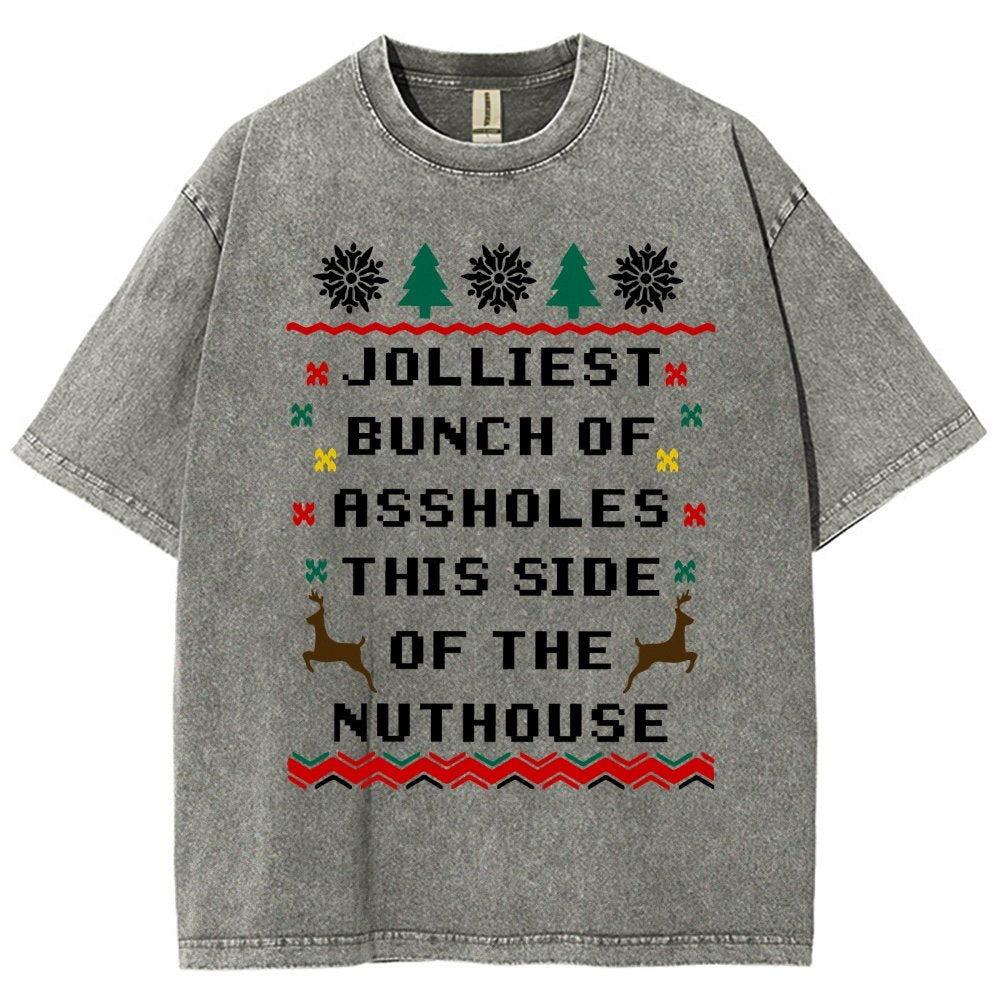 Jolliest Bunch of Assholes This Side of The Nuthouse Vintage Distressed T-shirt