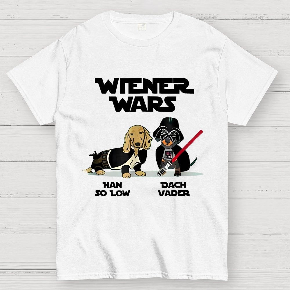 Wiener Wars Funny Dachshund Geek T-Shirt