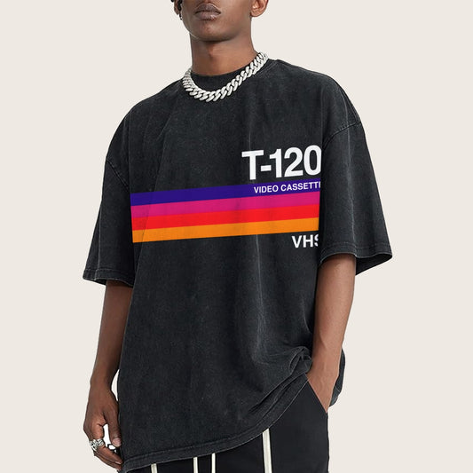 Dusk Video Cassette VHS Vintage Distressed T-shirt