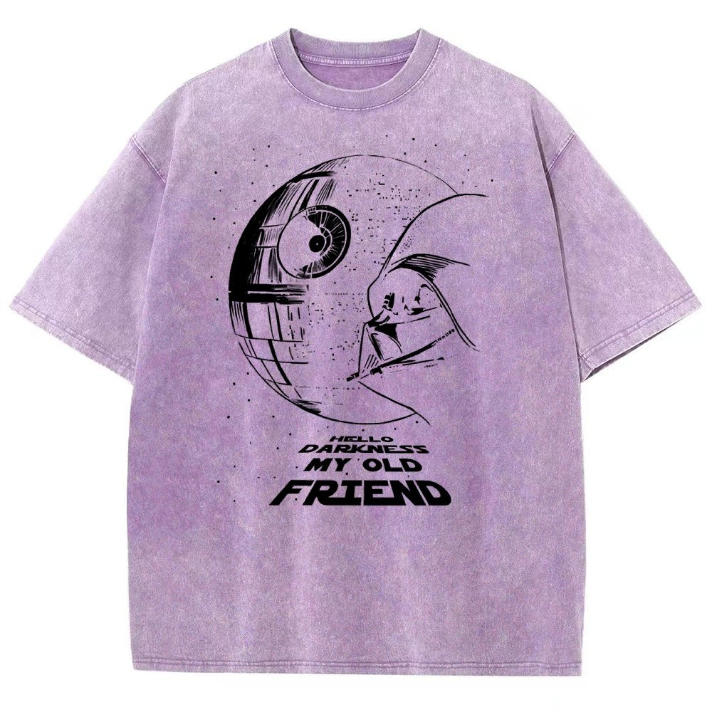 Hello Darkness My Old Friend Vintage Distressed T-shirt