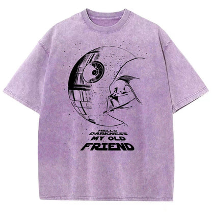 Hello Darkness My Old Friend Vintage Distressed T-shirt