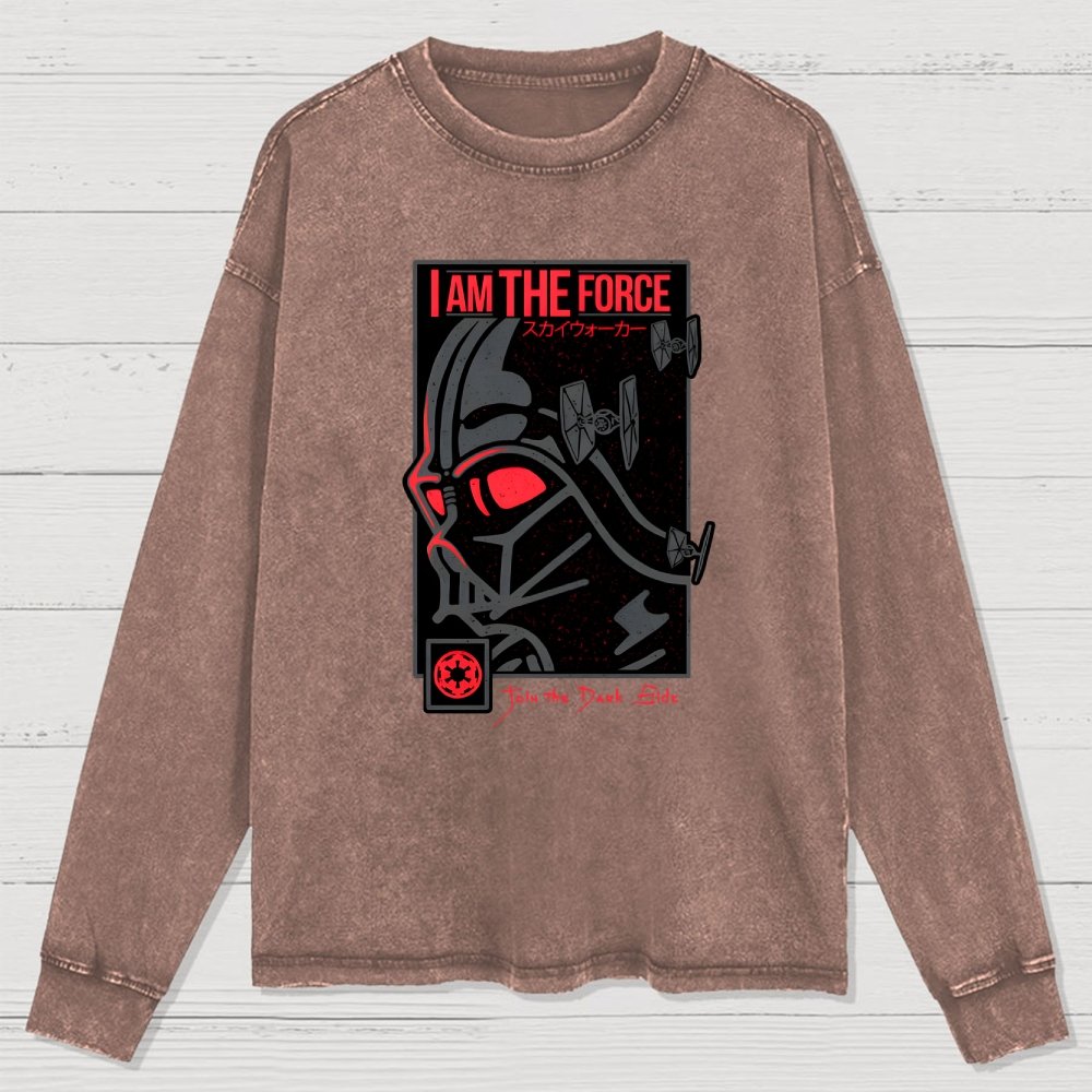 I'm Darkness Washed Long Sleeve Tee