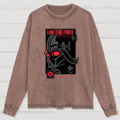 I'm Darkness Washed Long Sleeve Tee