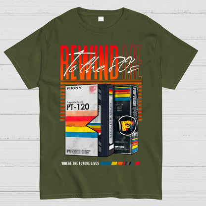 Rewind Me to The 80's Geek T-Shirt