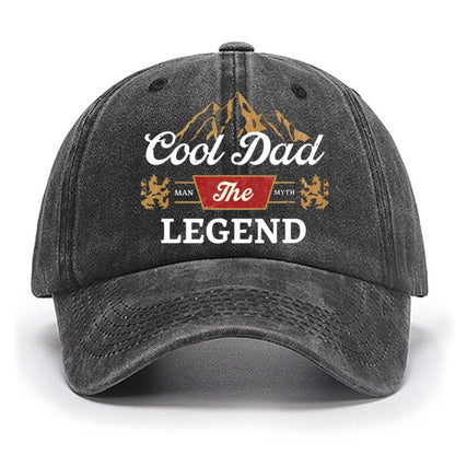 Cool Dad The Legend Cotton Hat