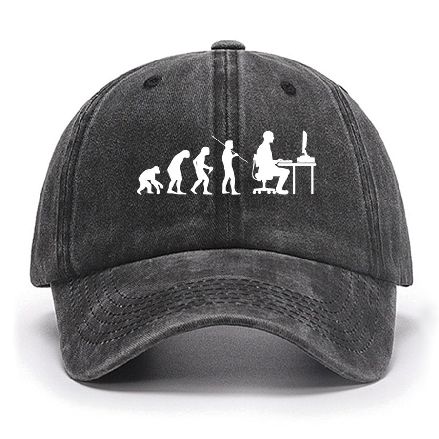 Computer Worker Evolution Hat, programmer Cotton Hat