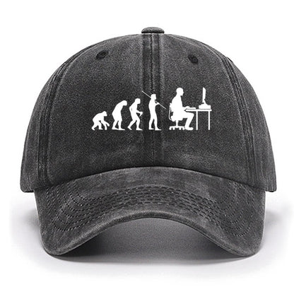 Computer Worker Evolution Hat, programmer Cotton Hat