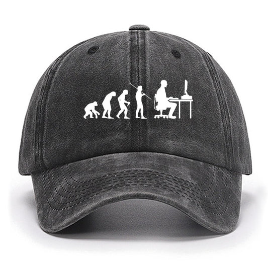 Computer Worker Evolution Hat, programmer Cotton Hat
