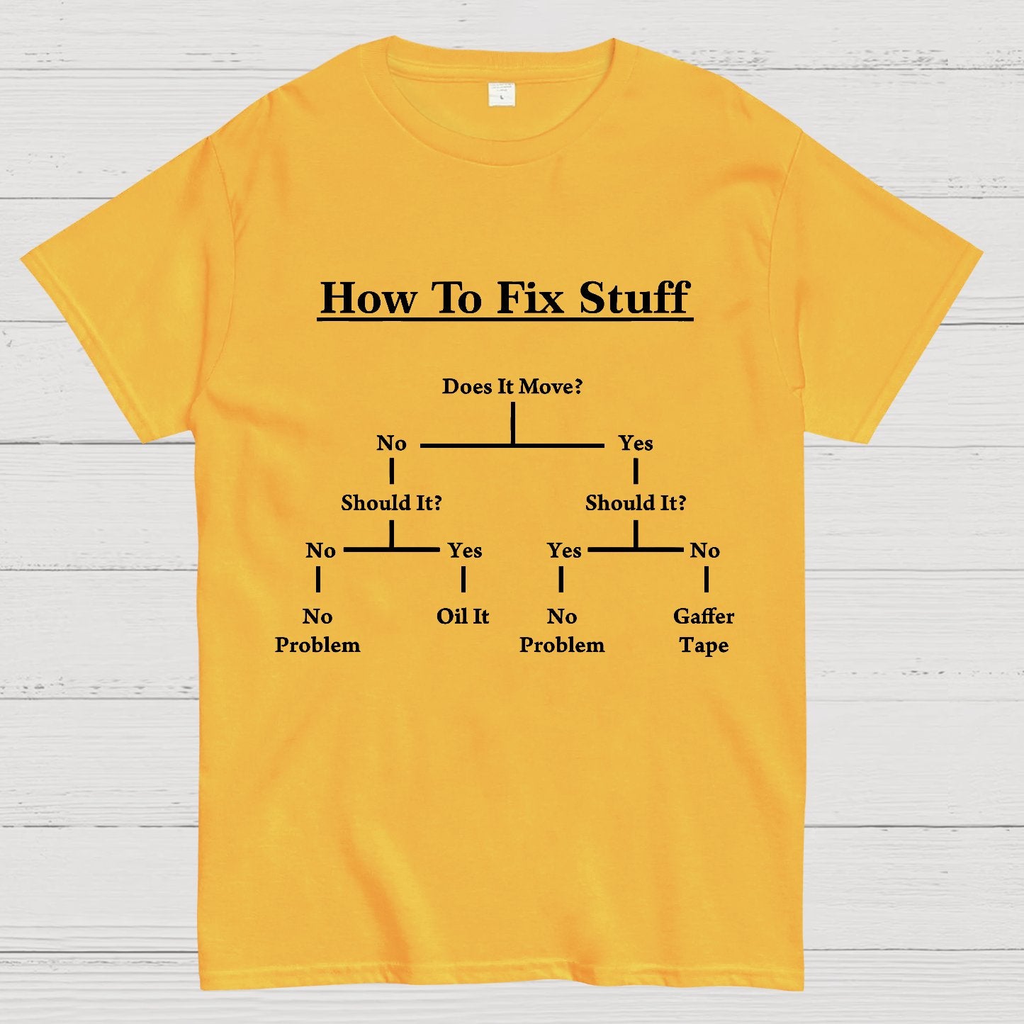 How To Fix Stuff DIY Guide Geek T-Shirt