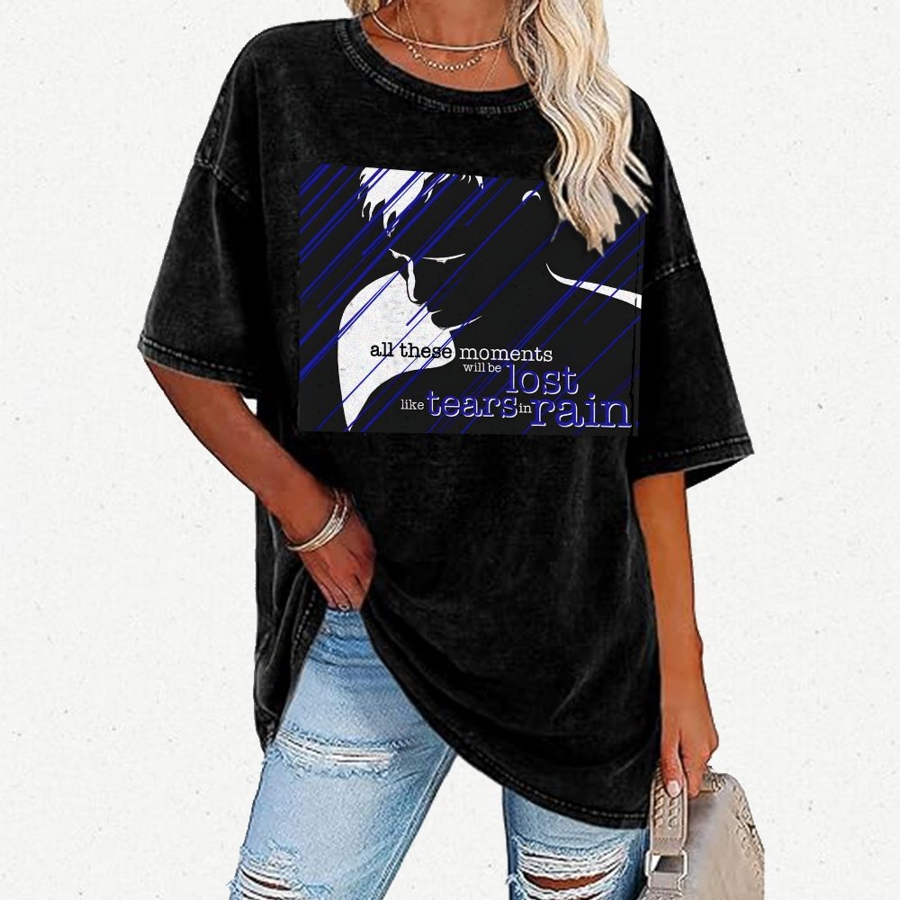 Like... Tears In Rain. Vintage Distressed T-shirt