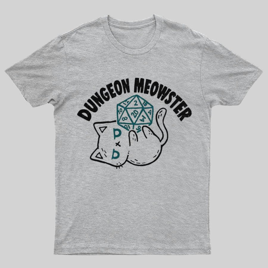 The Dungeon Meowster Geeky T-Shirt