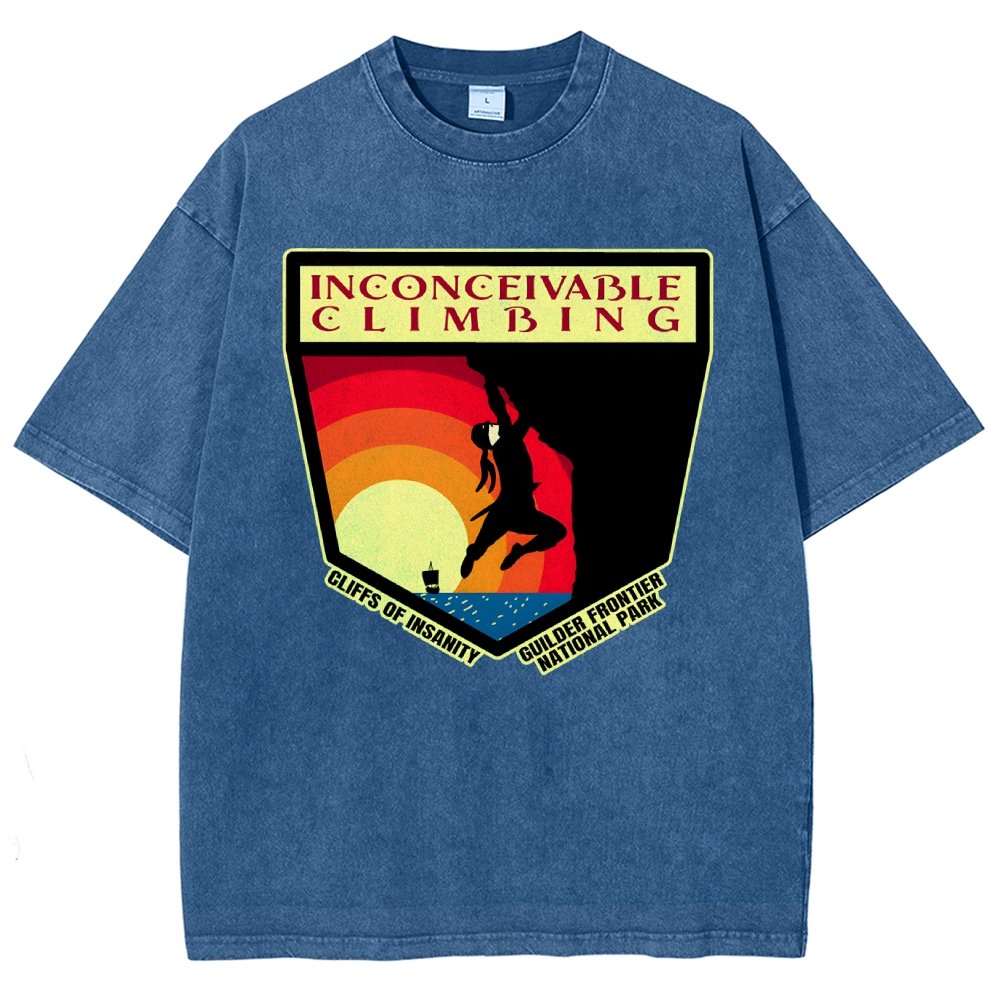 Inconceivable Climbing Vintage Distressed T-shirt