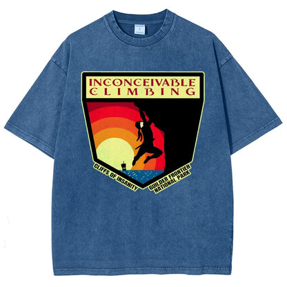Inconceivable Climbing Vintage Distressed T-shirt
