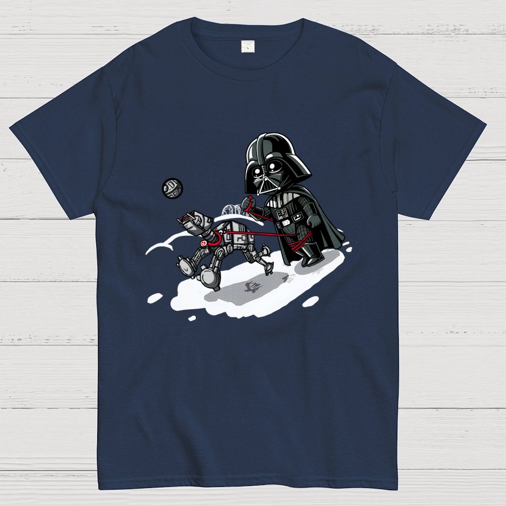 Even the strongest villain needs to walk his dog. Geek T-Shirt