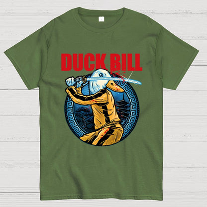 Chinese Kung Fu Duck Geek T-Shirt