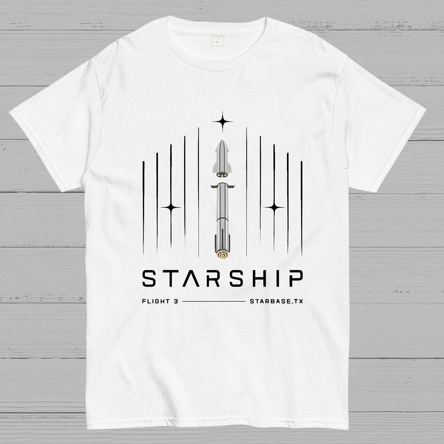 Starship Flight 3 Nerdy T-Shirt