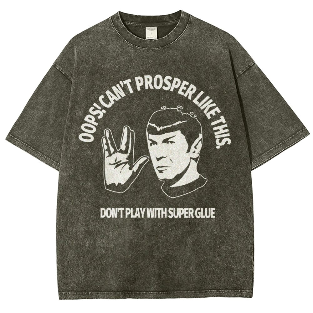 Oops! Can’t prosper like this Vintage Distressed T-shirt