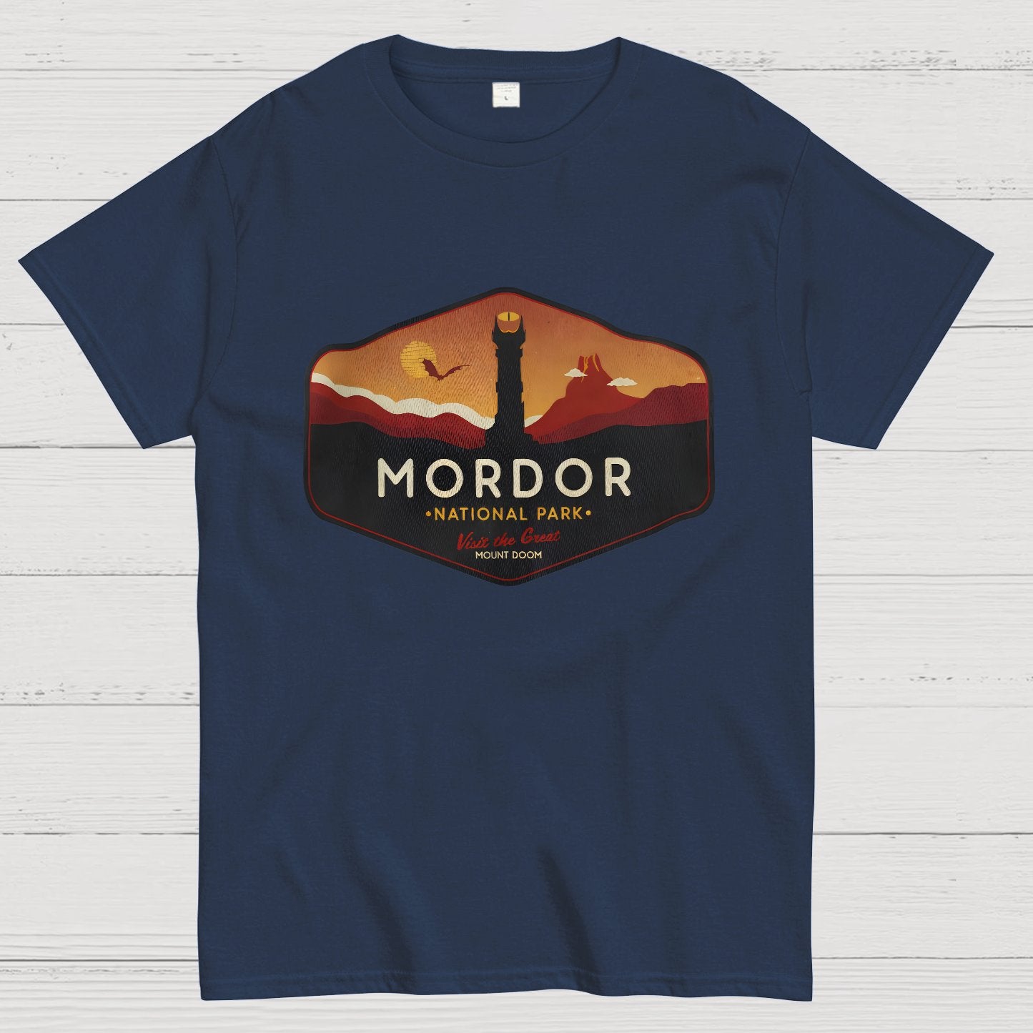 Mysterious Realm National Park Nerdy T-Shirt