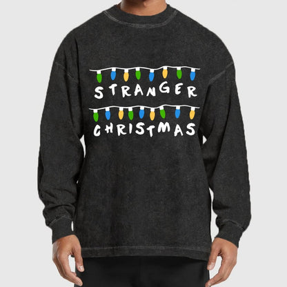 Mysterious Christmas Washed Long Sleeve Tee