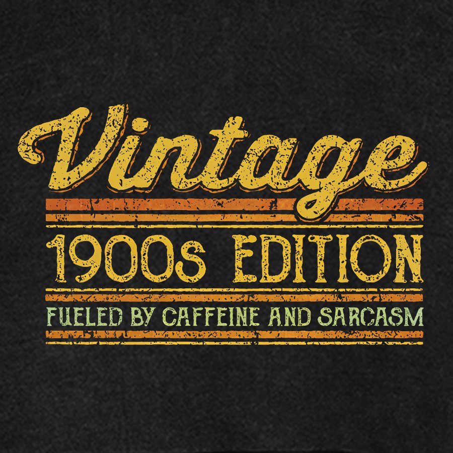 1900s Edition Vintage Distressed Hoodie