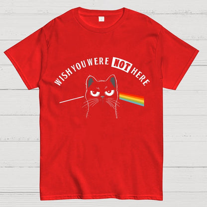 I Wish You Were NOT Here Geek T-Shirt