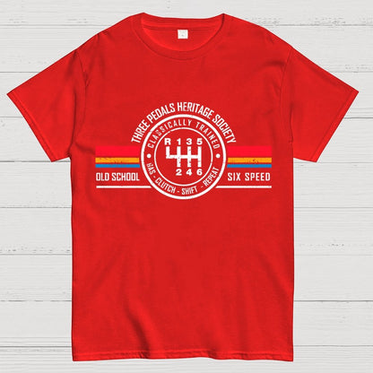 Three Pedals Heritage Society Geek T-Shirt