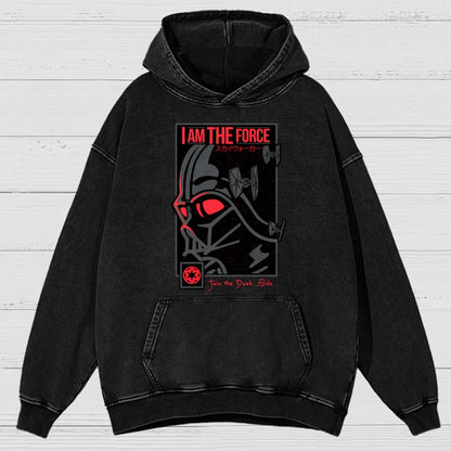 I'm Darkness Vintage Distressed Hoodie