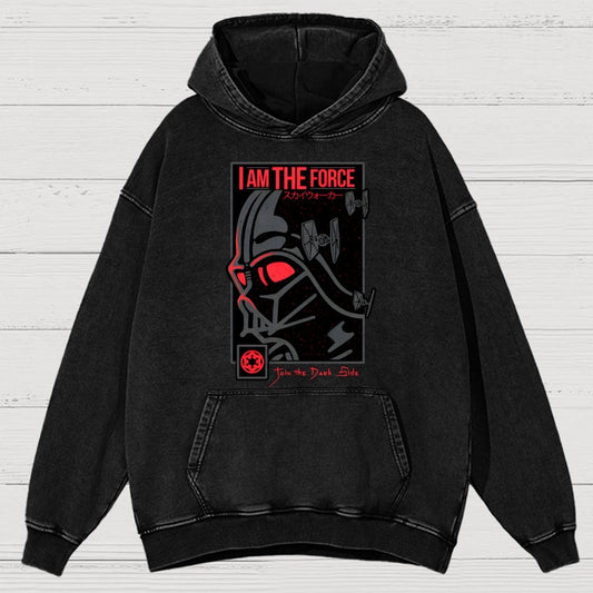 I'm Darkness Vintage Distressed Hoodie