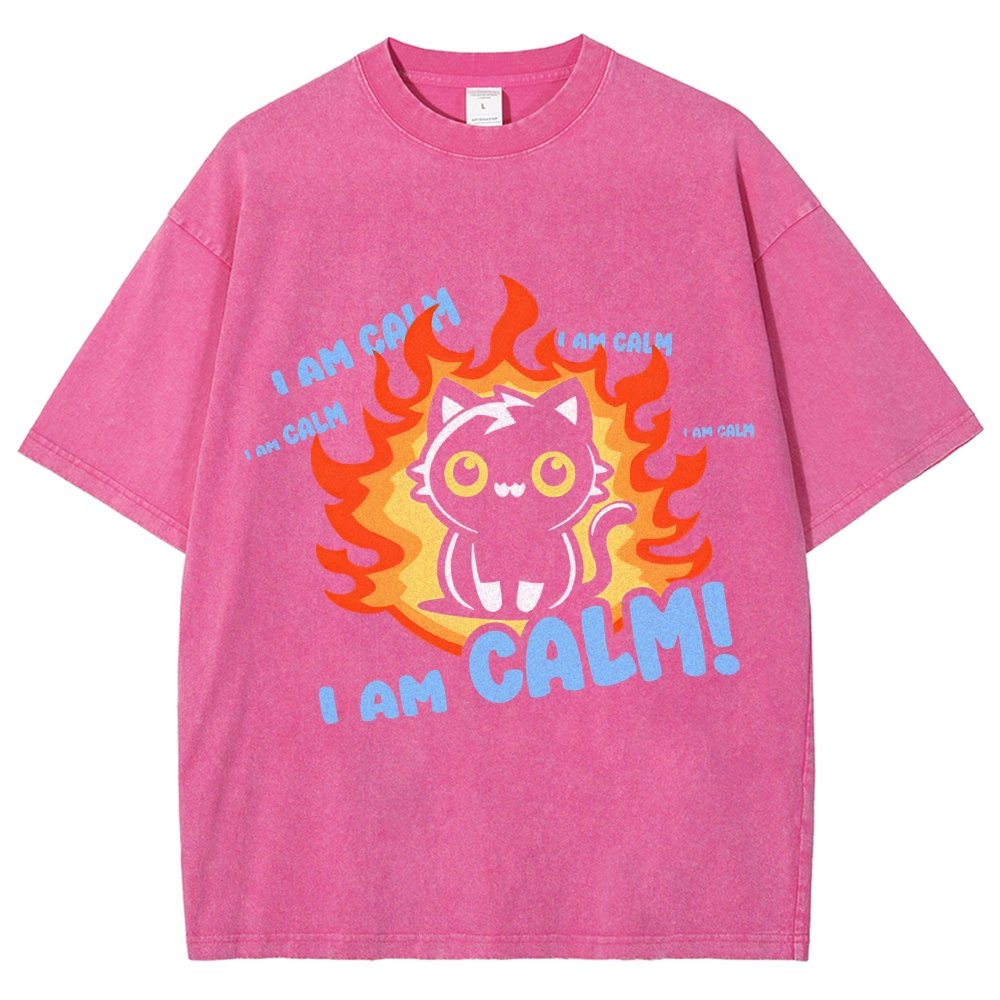 I Am Not Stressed! I Am Calm Vintage Distressed T-shirt