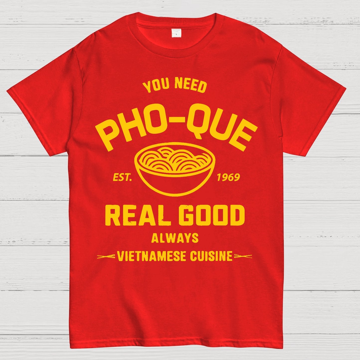 You Need Pho-Que Real Good Funny Pun Geek T-Shirt