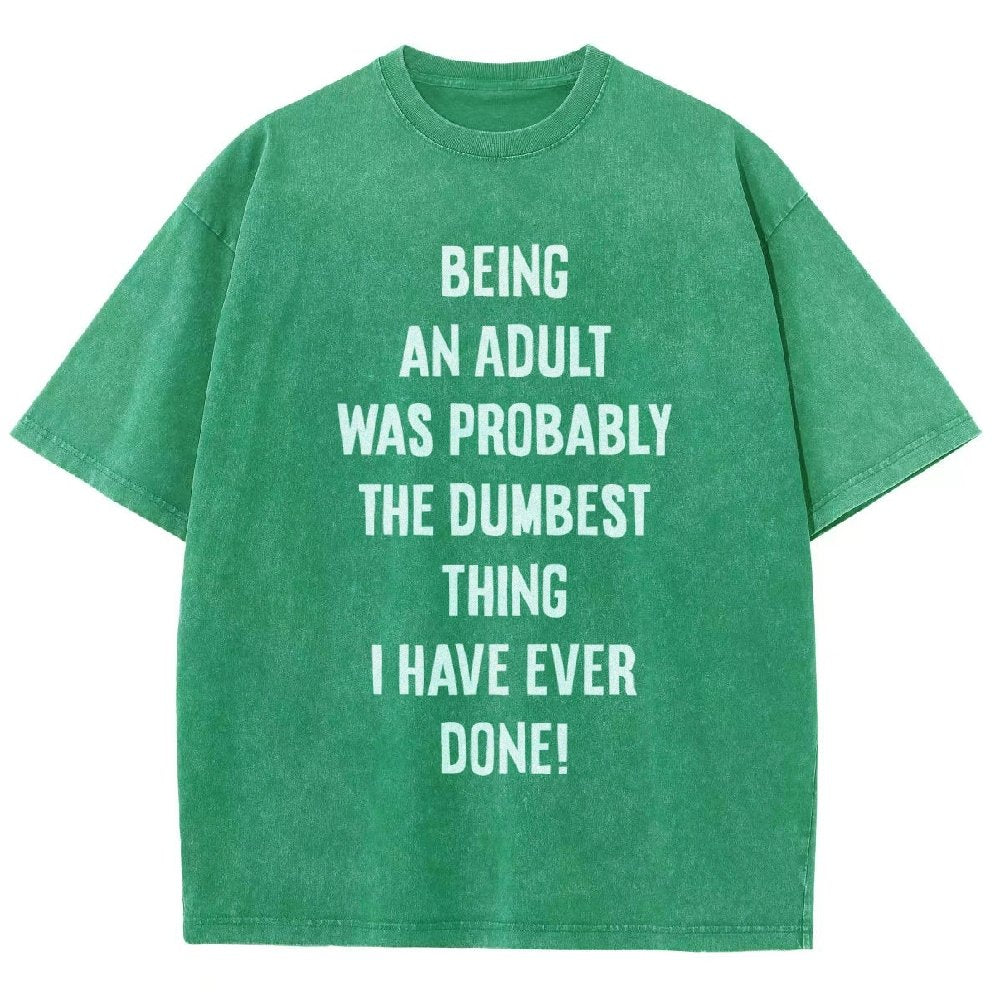 The Dumbest Thing Vintage Distressed T-shirt