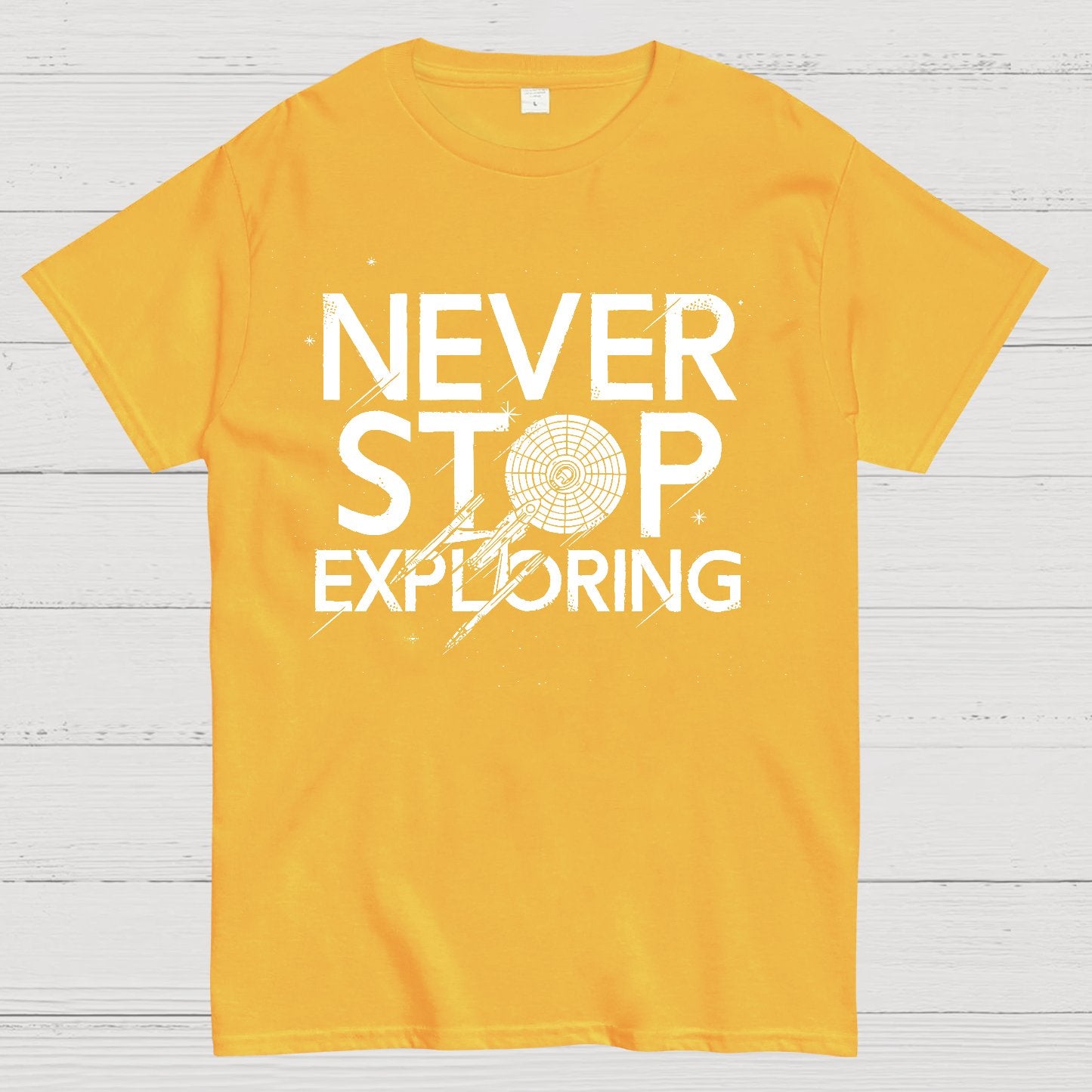 Never Stop Exploring Geek T-Shirt