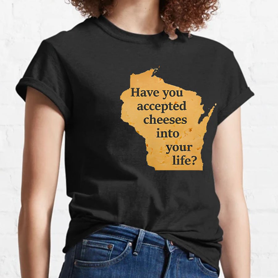 Wisconsin Cheese Pun Geeky T-Shirt