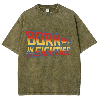 Born In The Eighties Vintage Distressed T-shirt
